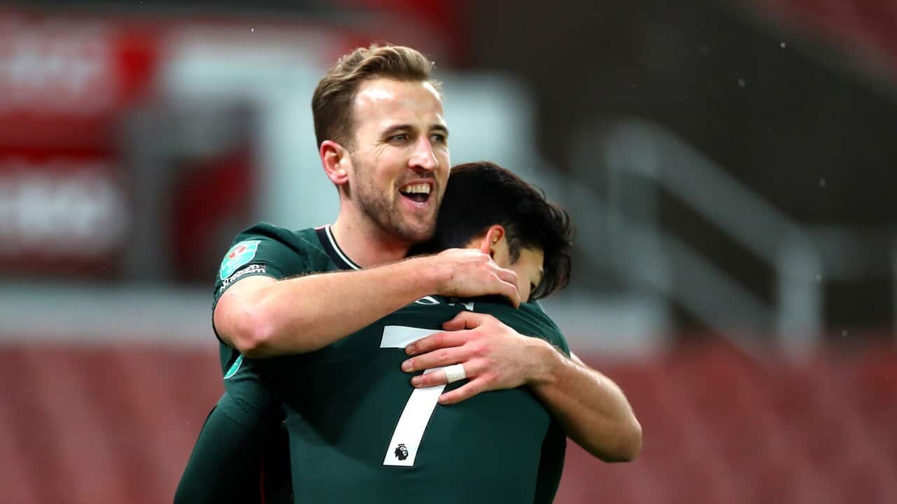 Harry Kane and Son Heung-min