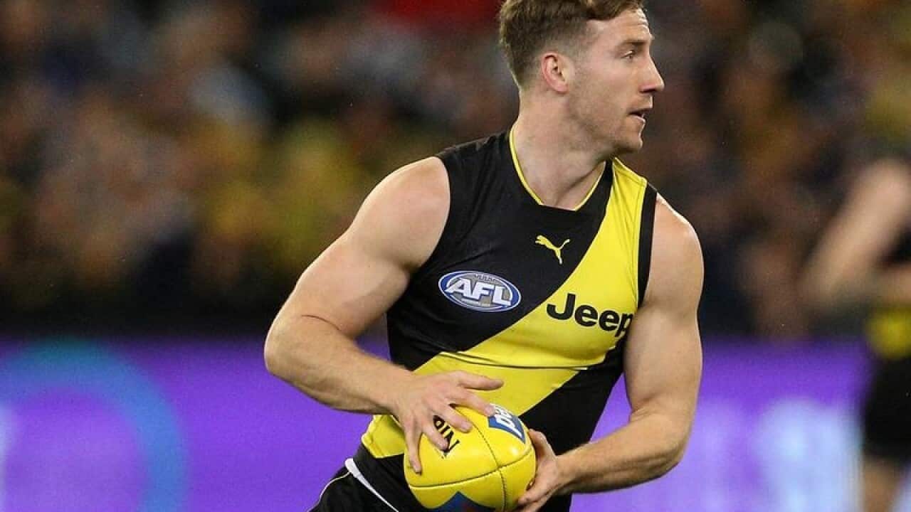Richmond Tigers midfielder Kane Lambert