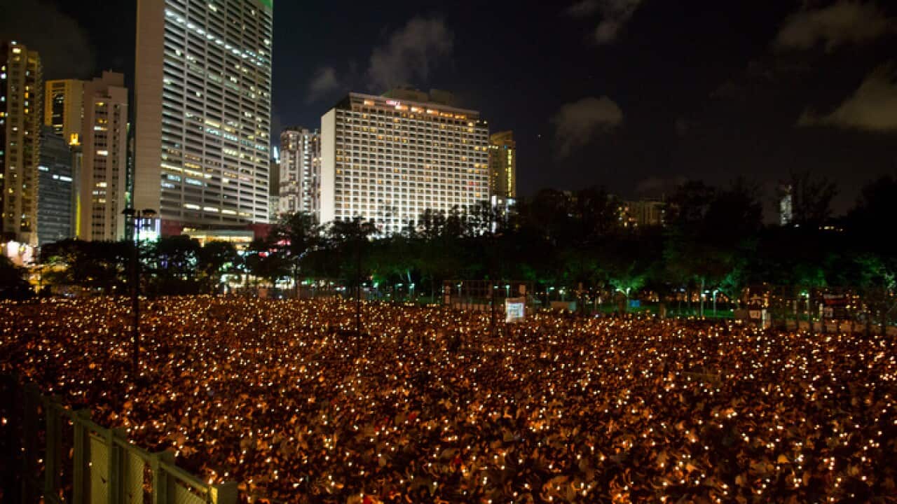 Candlelight Vigil Marks Anniversary Of The Tiananmen Square Crackdown