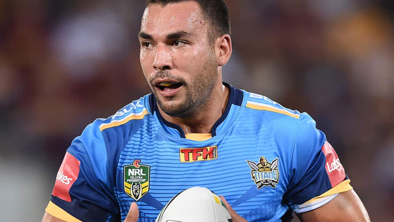 Titans player Ryan James