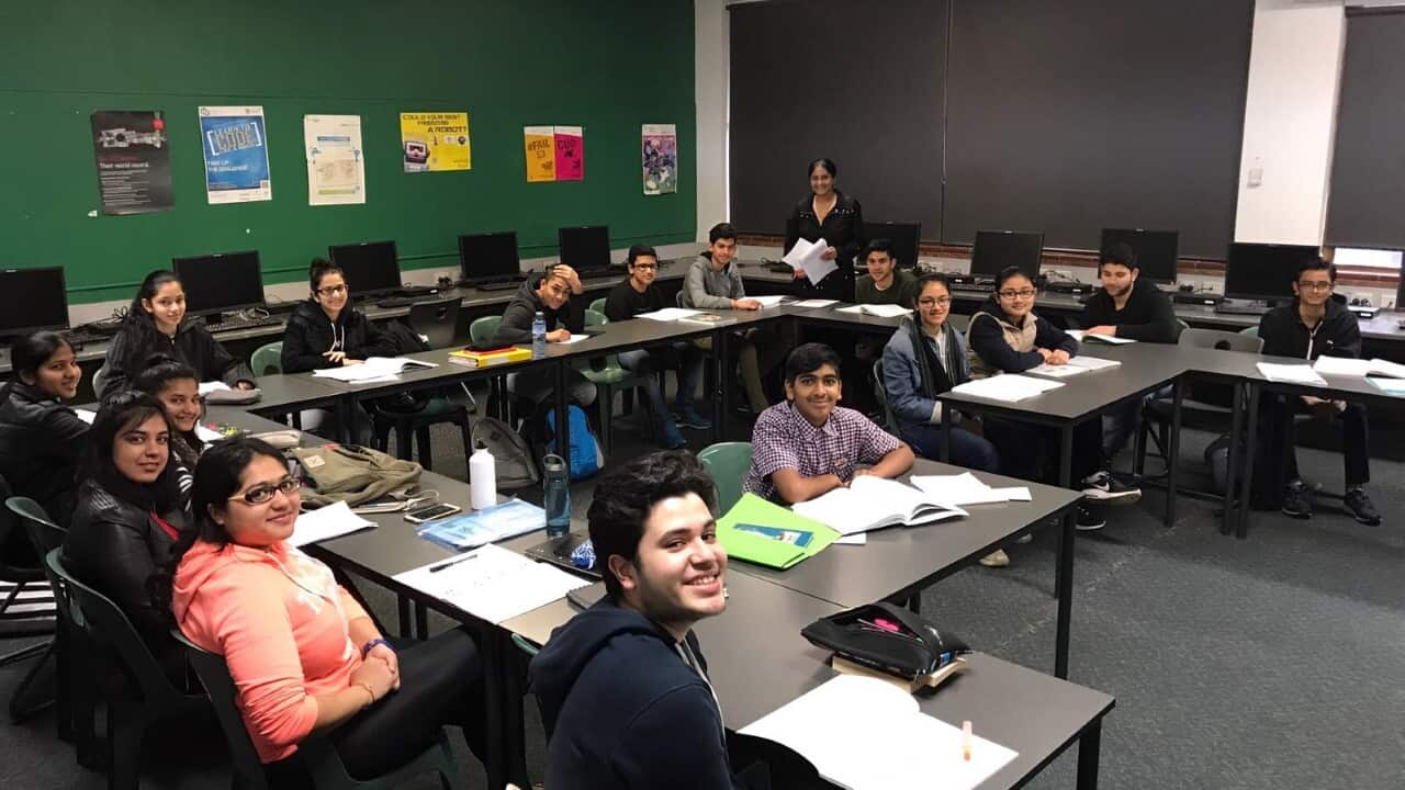 Students at VSL Hindi Class
