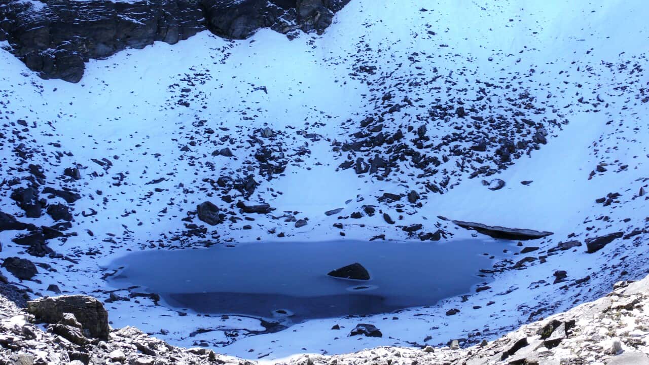 Roopkund: Glacial Lake of Skeleton,Himalaya