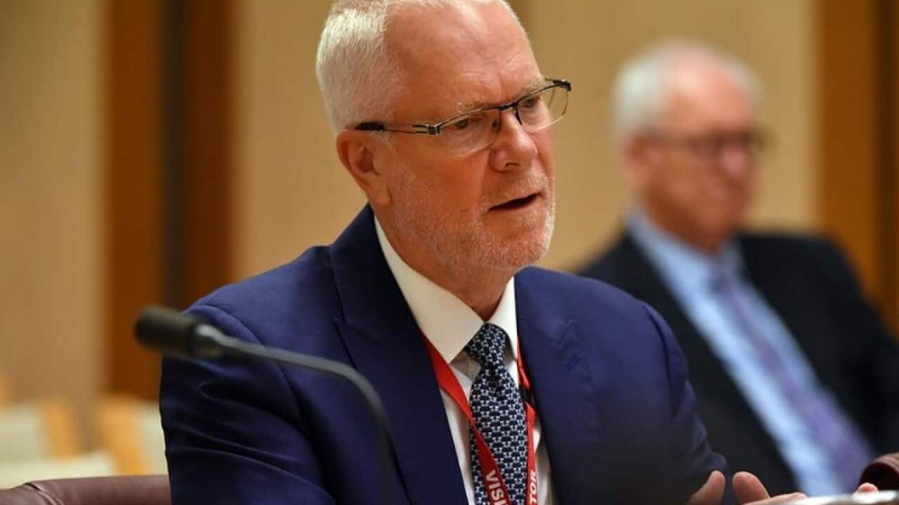 Former ABC chairman Justin Milne