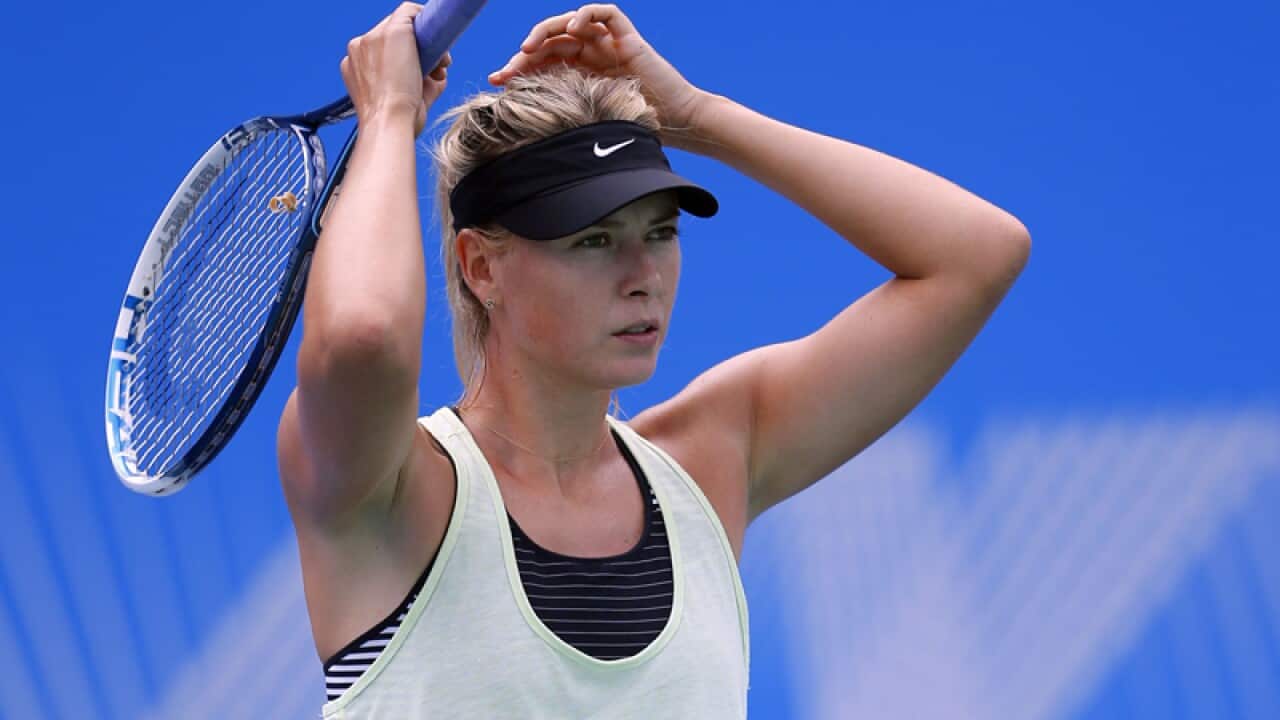 Russian tennis player Maria Sharapova