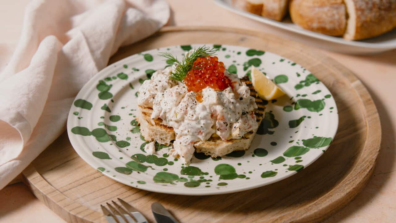 Prawn and crab skagen