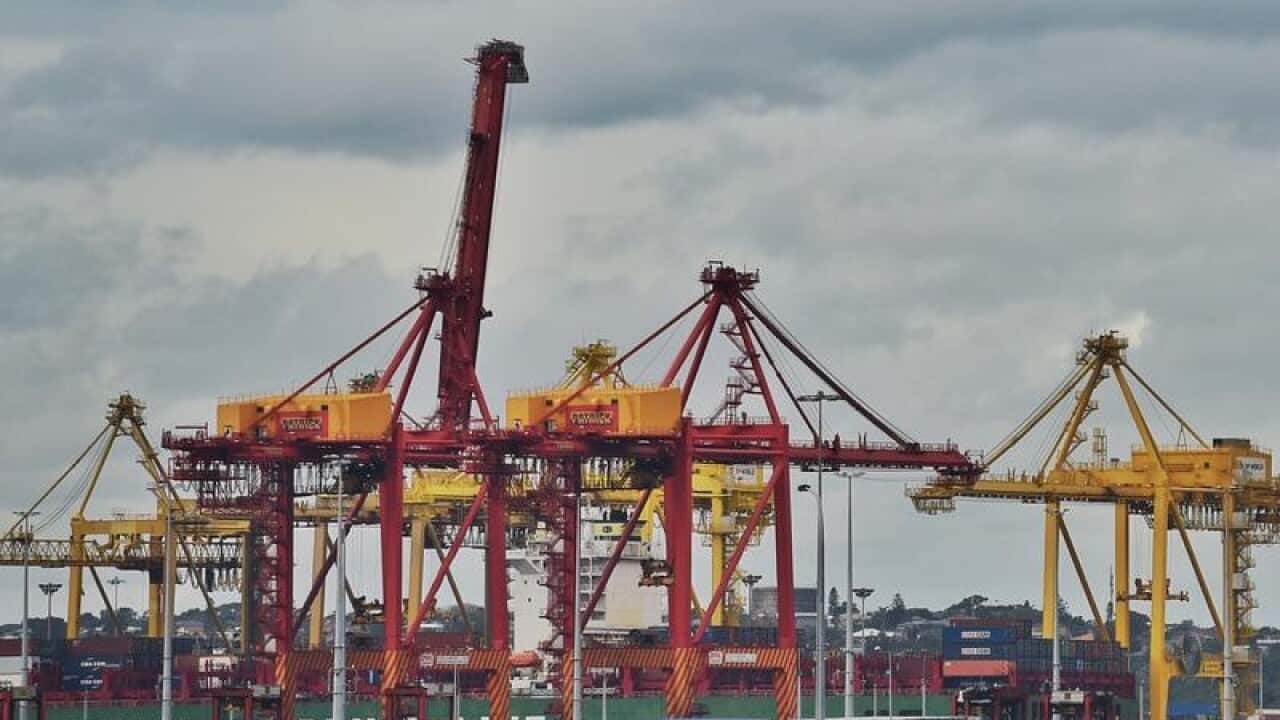 Cranes at Port Botany, Sydney