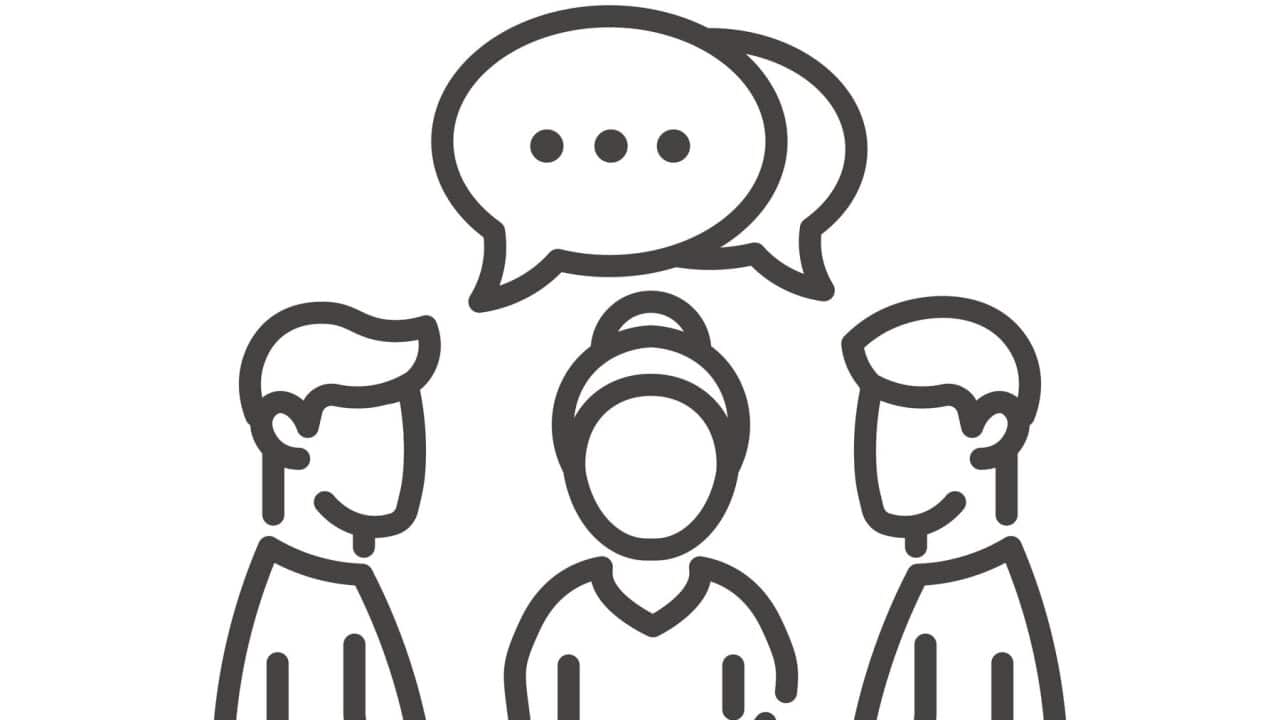 Business meeting single icon