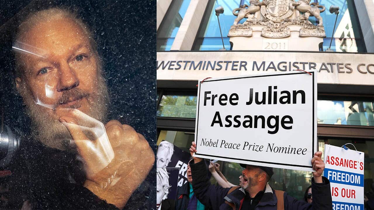 Julian Assange is now facing an extradition hearing.