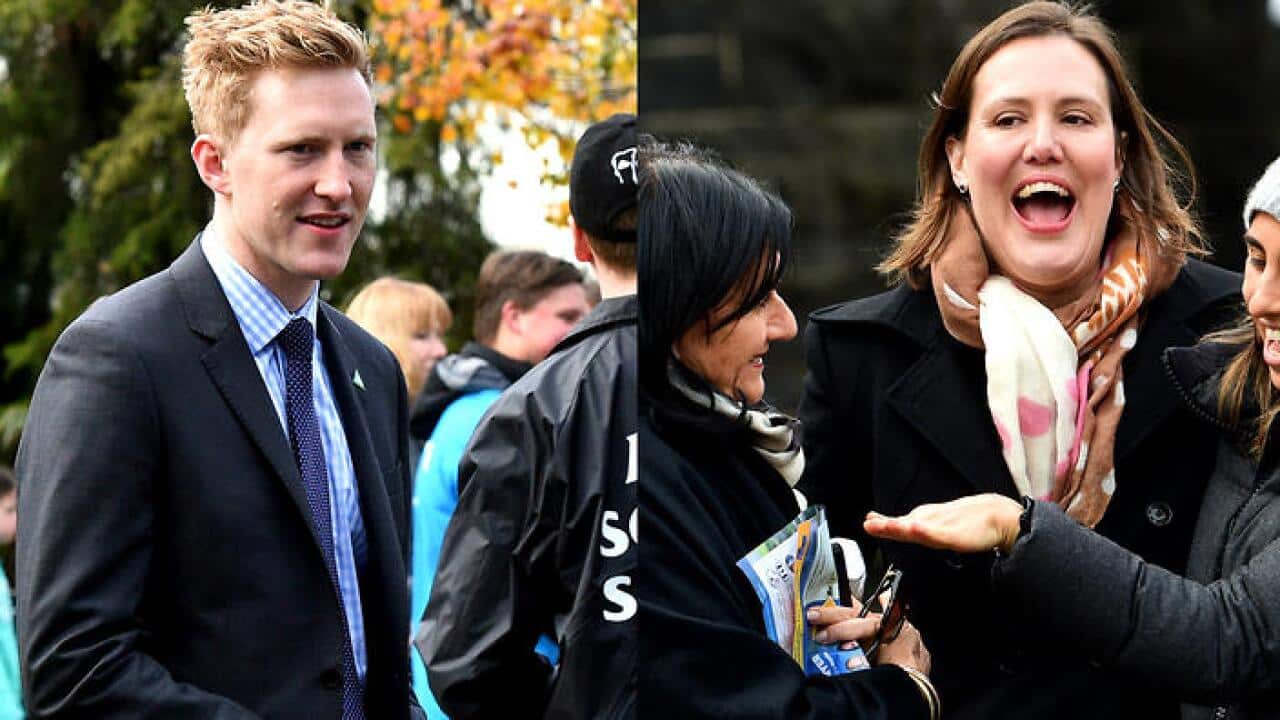 Jason Ball is facing an uphill battle to dislodge Kelly O'Dwyer in the safe Liberal seat. Carl Katter for Labor is also a candidate.