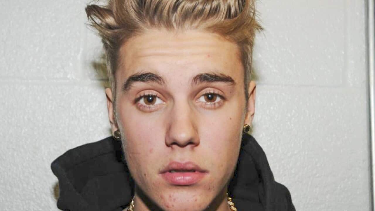 An image of Just Bieber provided by the Miami Beach Police.