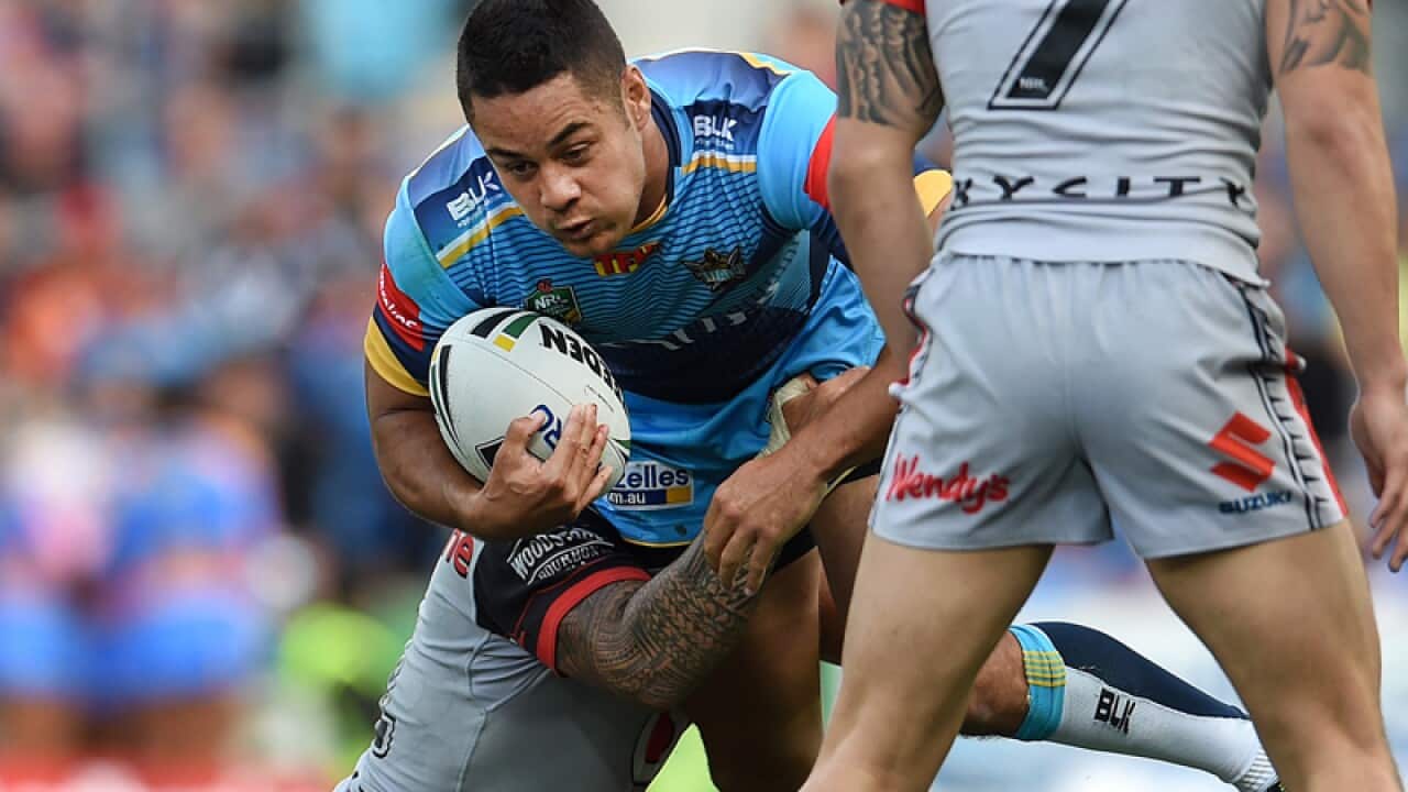 Jarryd Hayne of the Gold Coast Titans