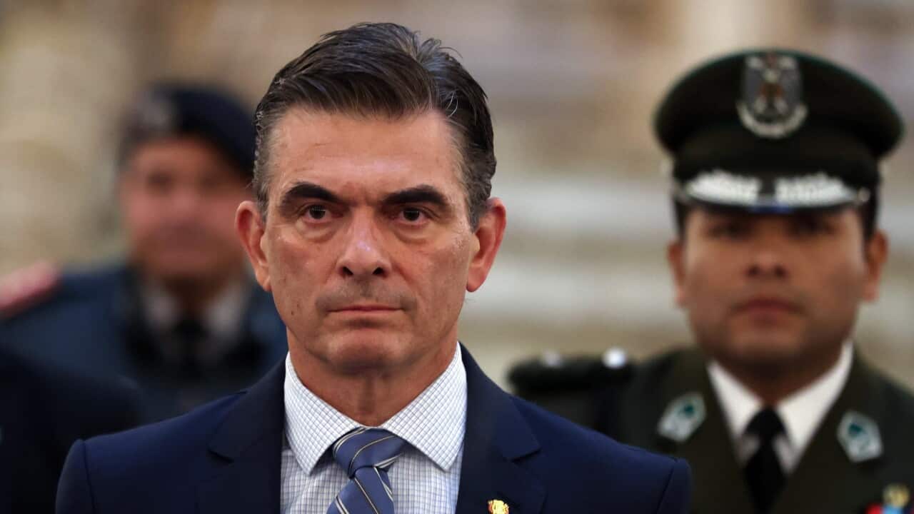 Bolivian President Rodrigo Paz swears in police high command in La Paz