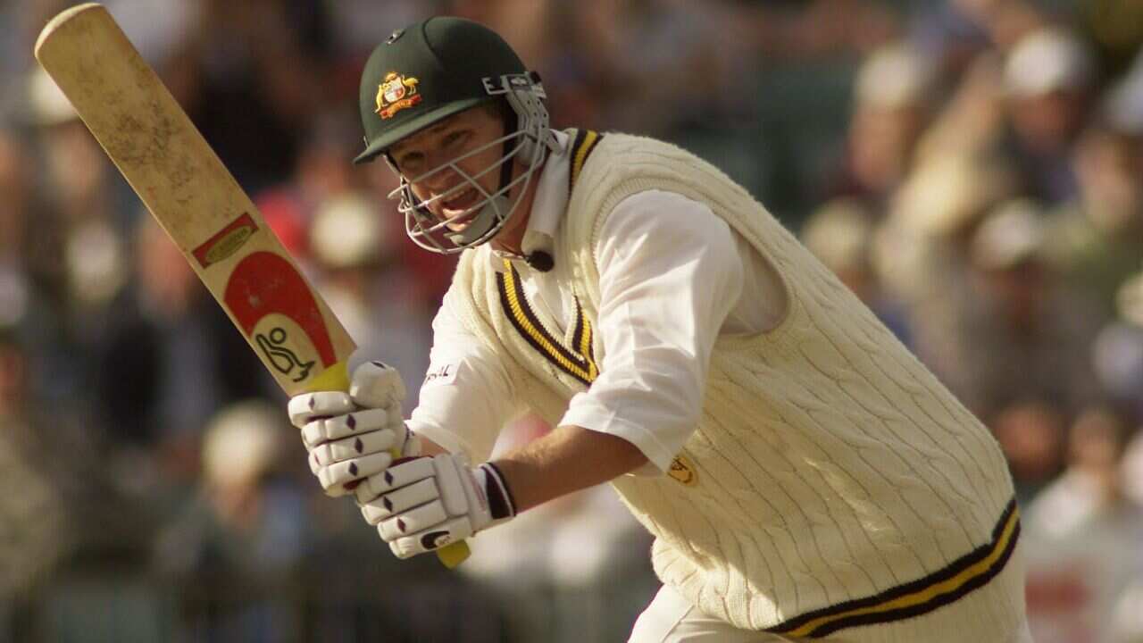 5 Dec 2001, Dean Jones of the Chairman's XI batting, during the One Day Match Australian and South Africa played at Lilac Hill, Perth.