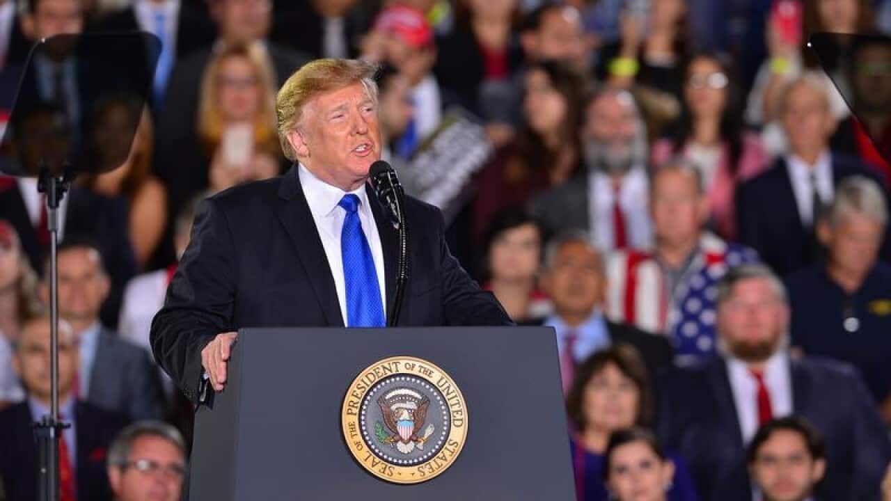 A file image of President Trump