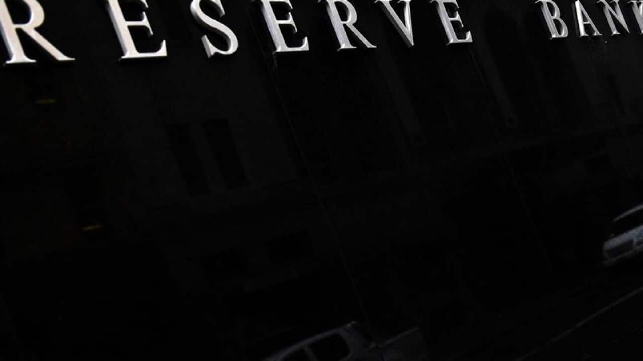 Reserve Bank building sign