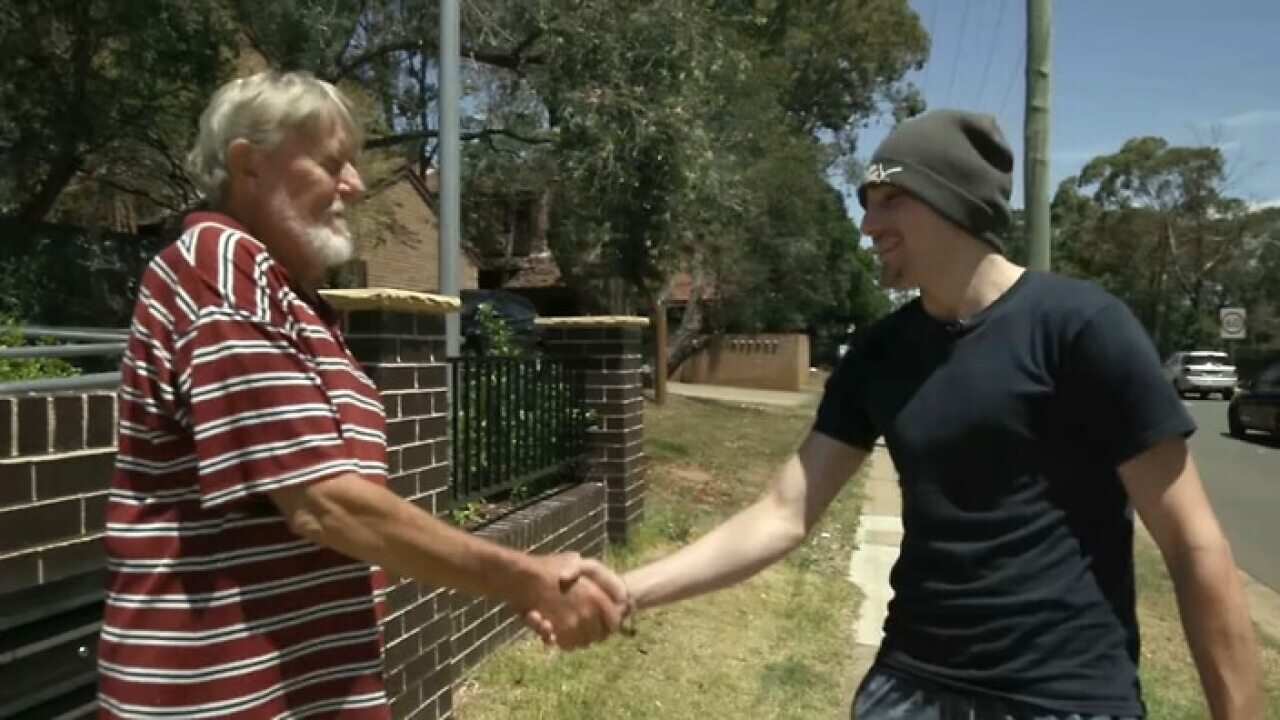 Colin, left, and James are taking part in the unique housing experiment.