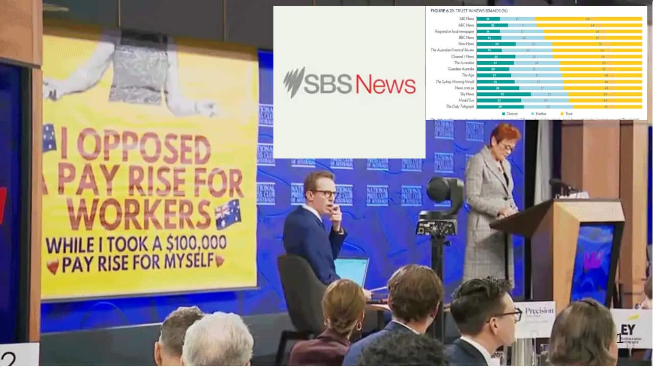 SBS News become the most trusted news in Australia whilst Hanson vows to abolish SBS