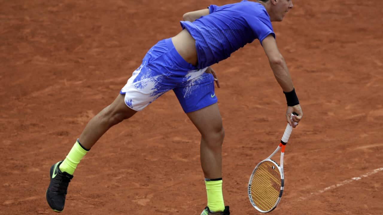 Australian tennis player Thanasi Kokkinakis
