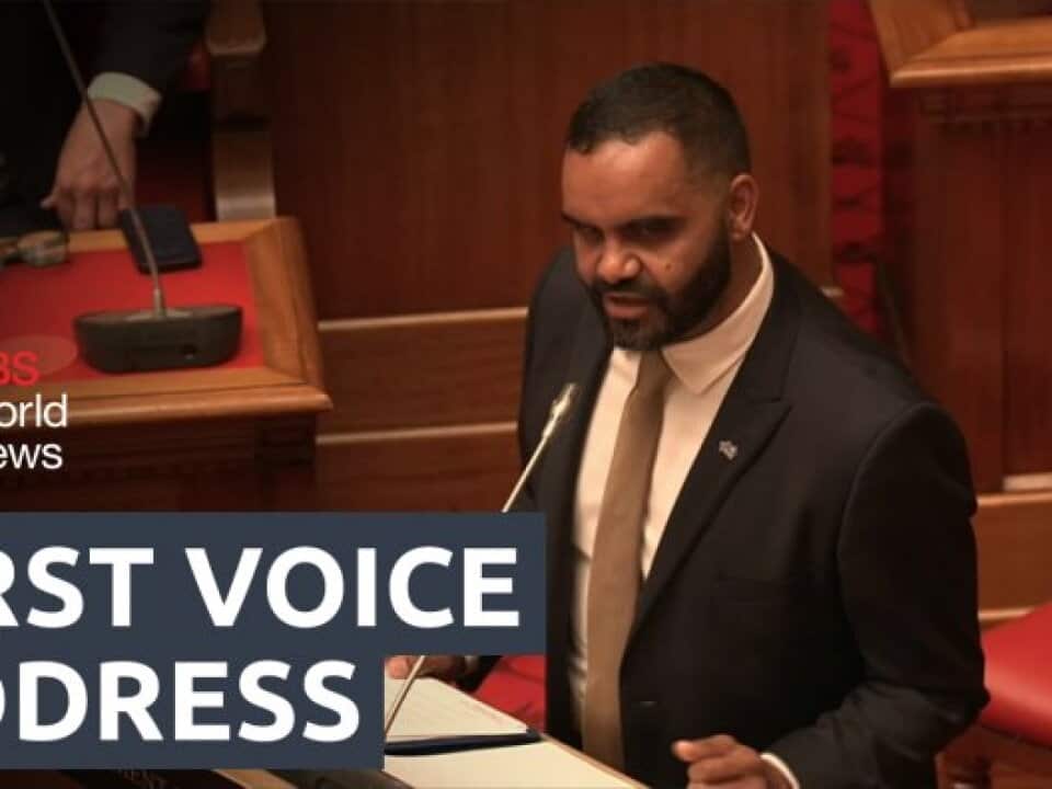 South Australia’s Indigenous Voice has spoken in parliament for the first time today.