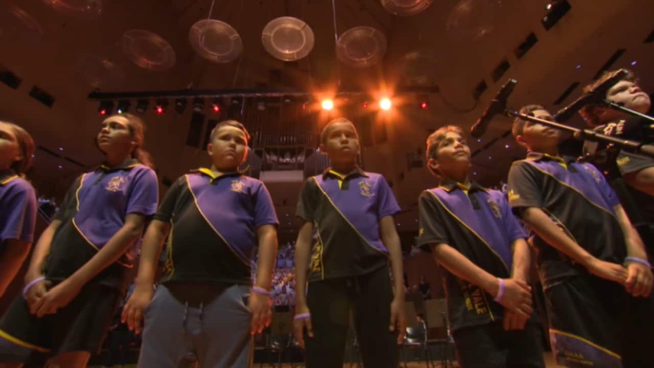 Hope Vale students head mass choir of 700