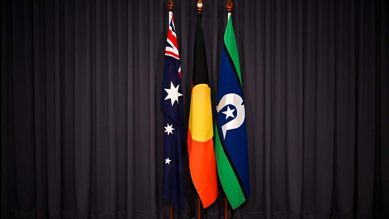 Flags in Parliament House