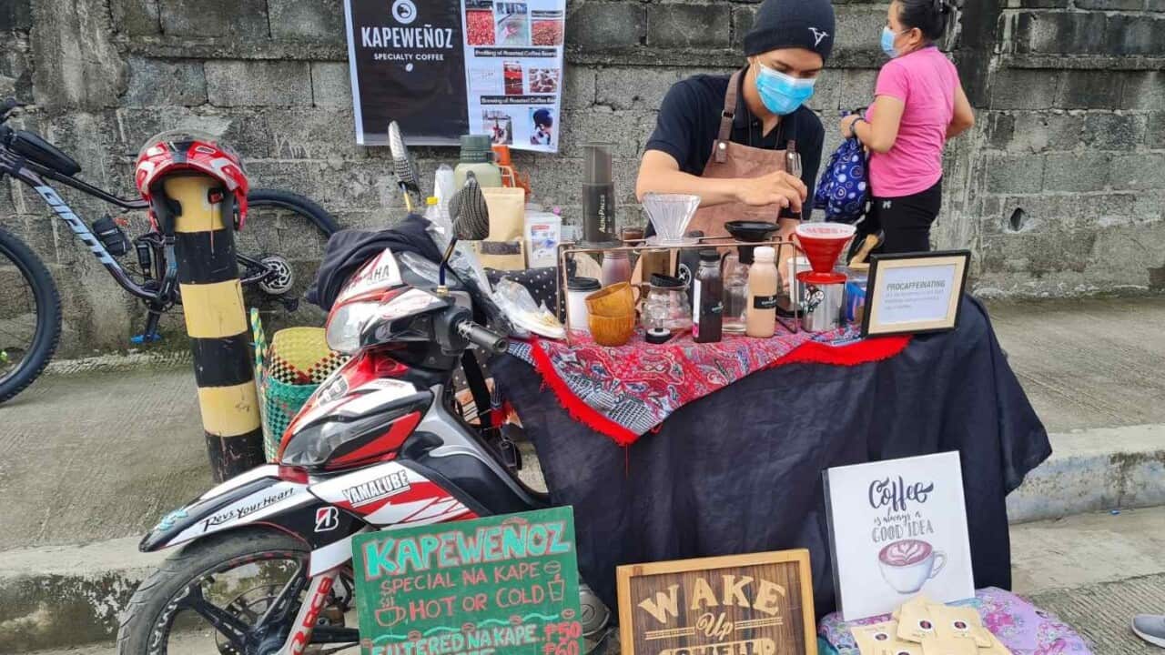 davao, street coffee bar, champion barista