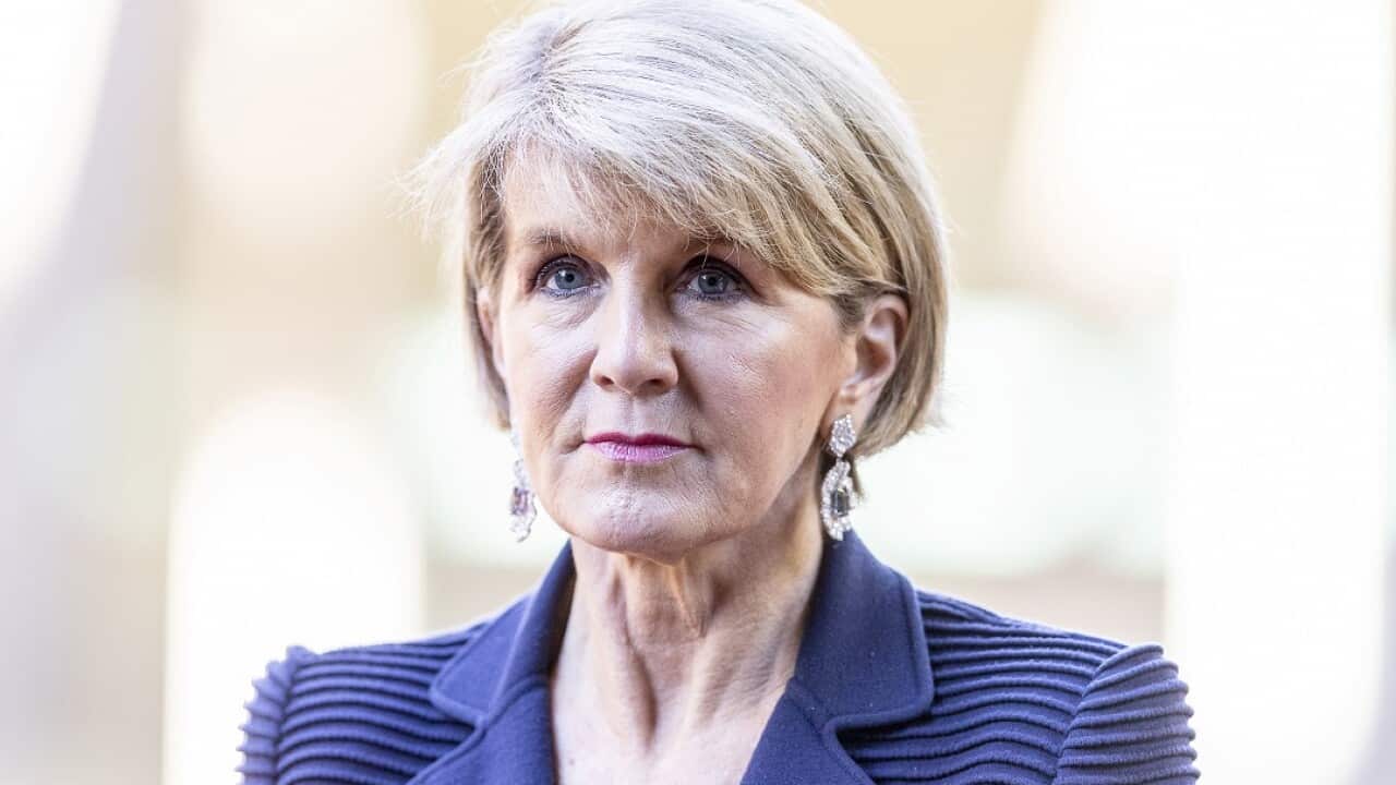 Minister for Foreign Affairs Julie Bishop.
