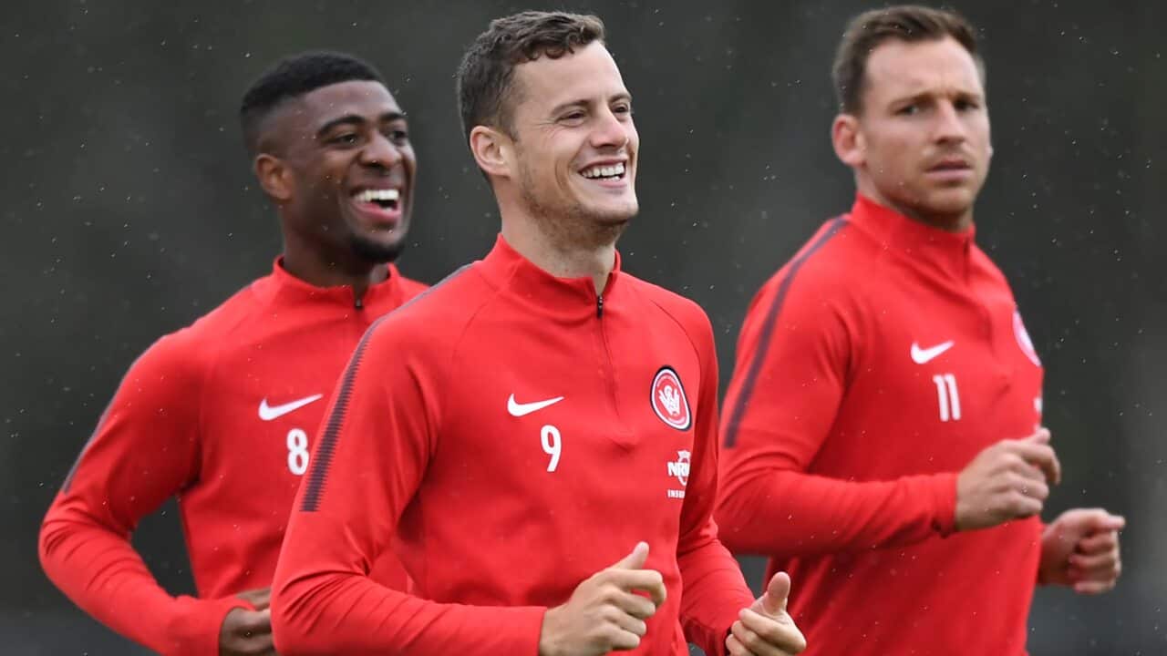 Western Sydney Wanderers Josep Gombau Oriol Riera Brendon Santalab