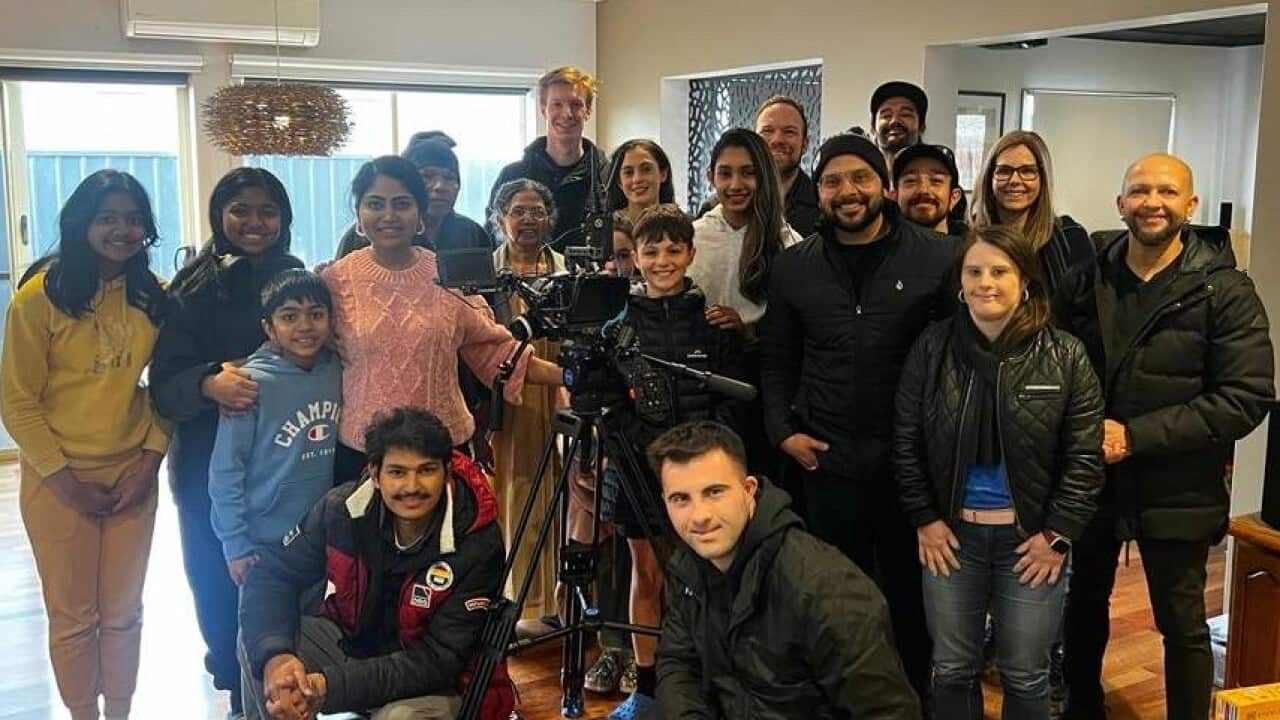 Deepthi Nirmala with her short film