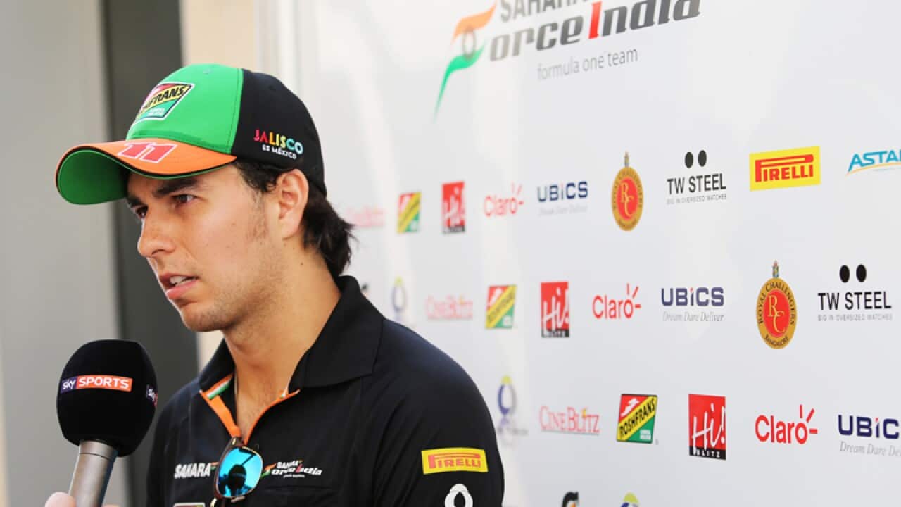 Sergio Perez (MEX) Sahara Force India F1