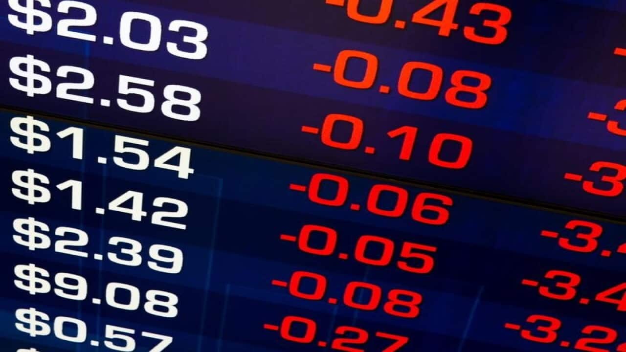 ASX board.