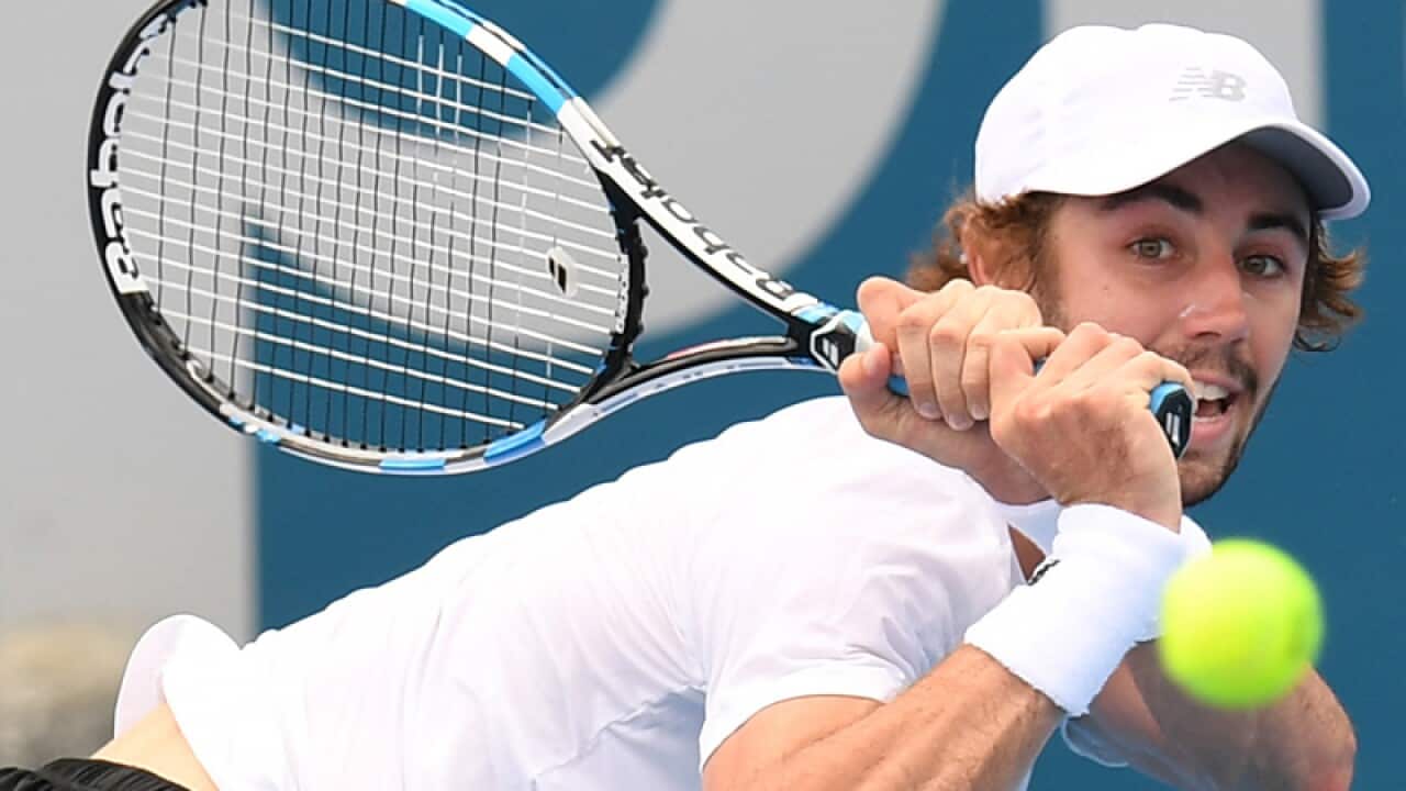 Jordan Thompson of Australia