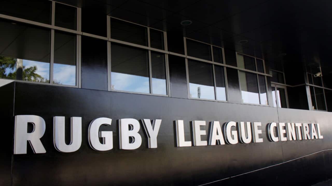 The entrance to Rugby League Central