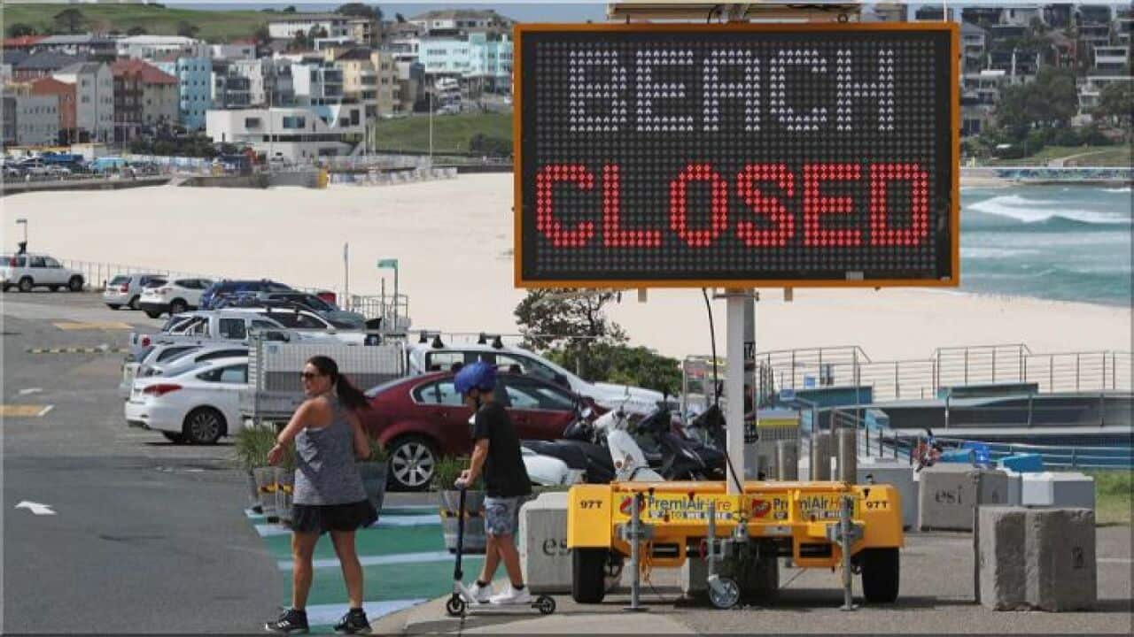 Плажа Бондай по време на коронавируса