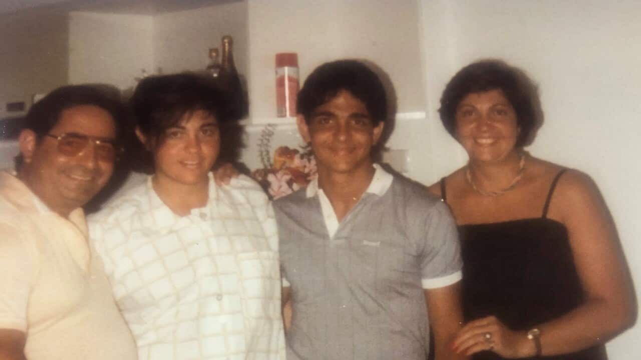 The Licata family in the 90s