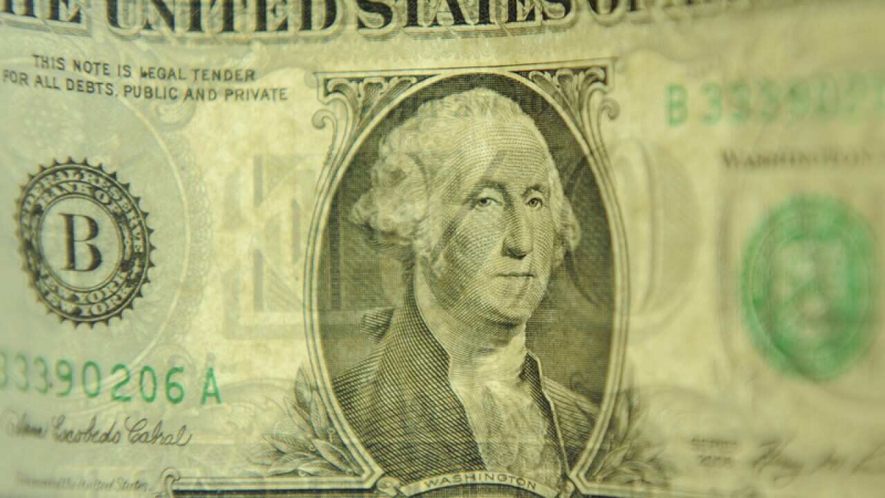 A 1 US Dollar note