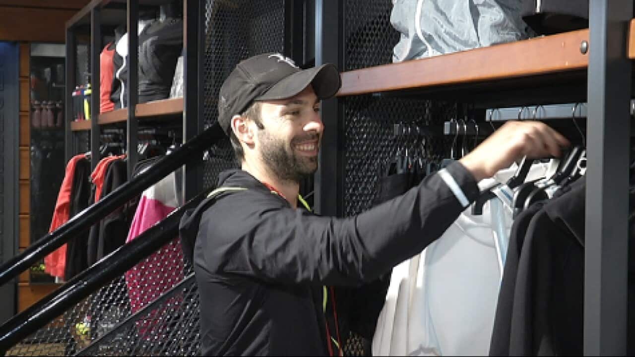 Retail worker Phil Spagnuolo is looking forward to an occasional weekend away from work. (SBS)