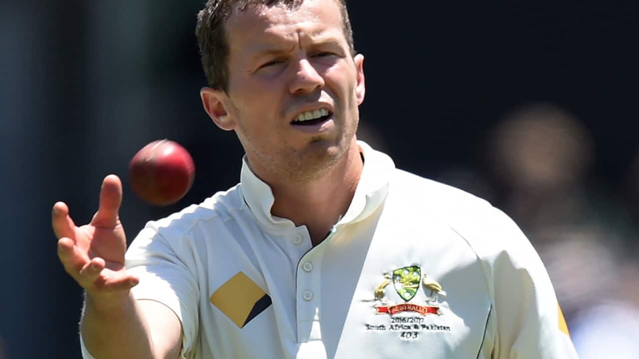 Australian fast bowler Peter Siddle