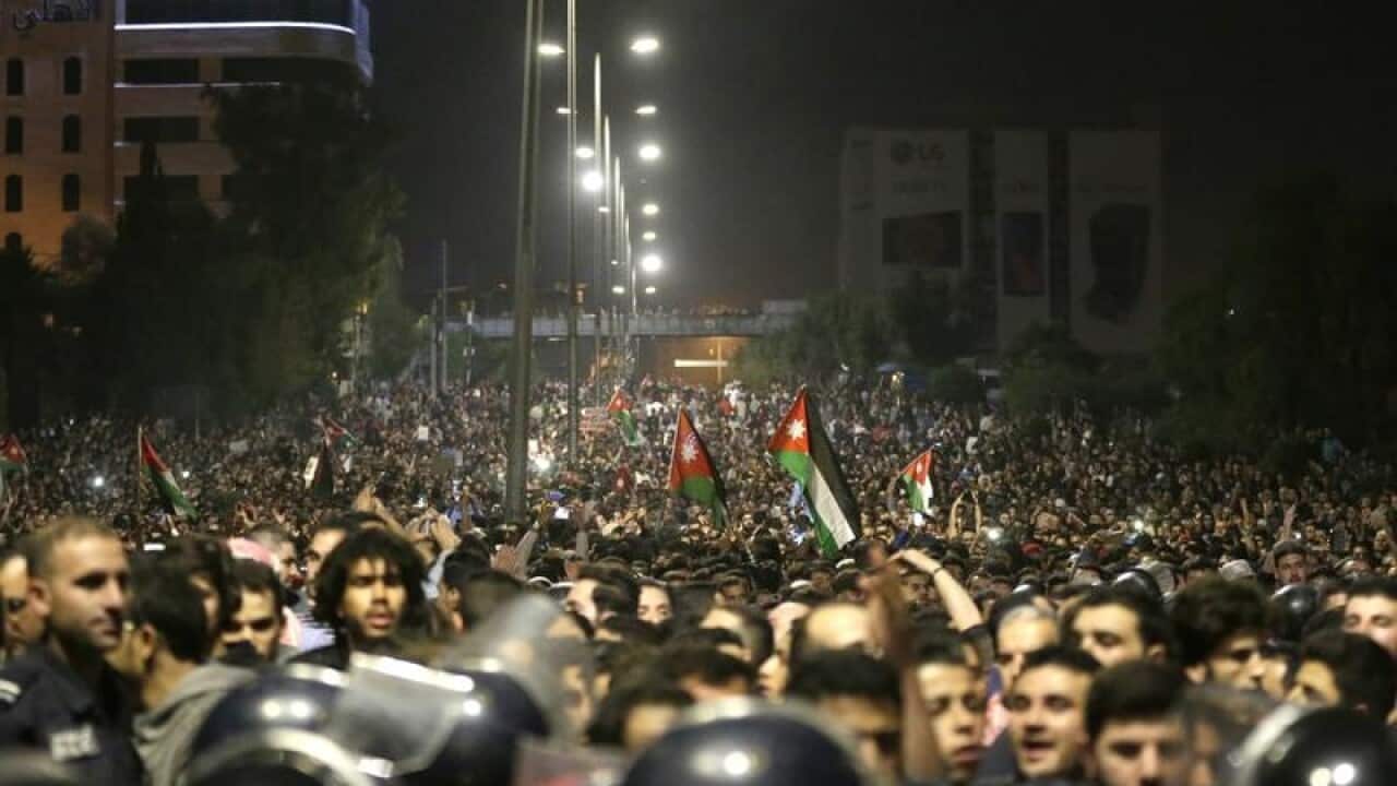 Jordan protests