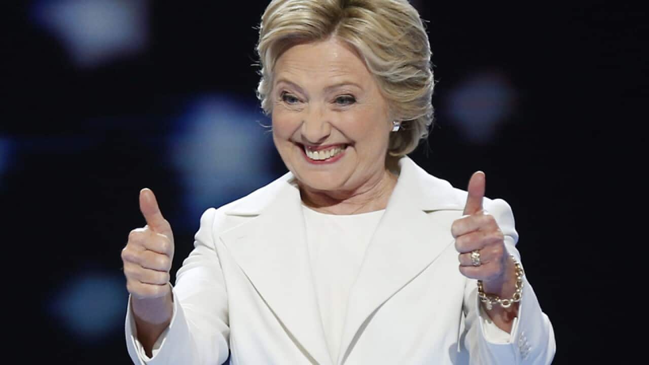 Democratic Presidential nominee Hillary Clinton