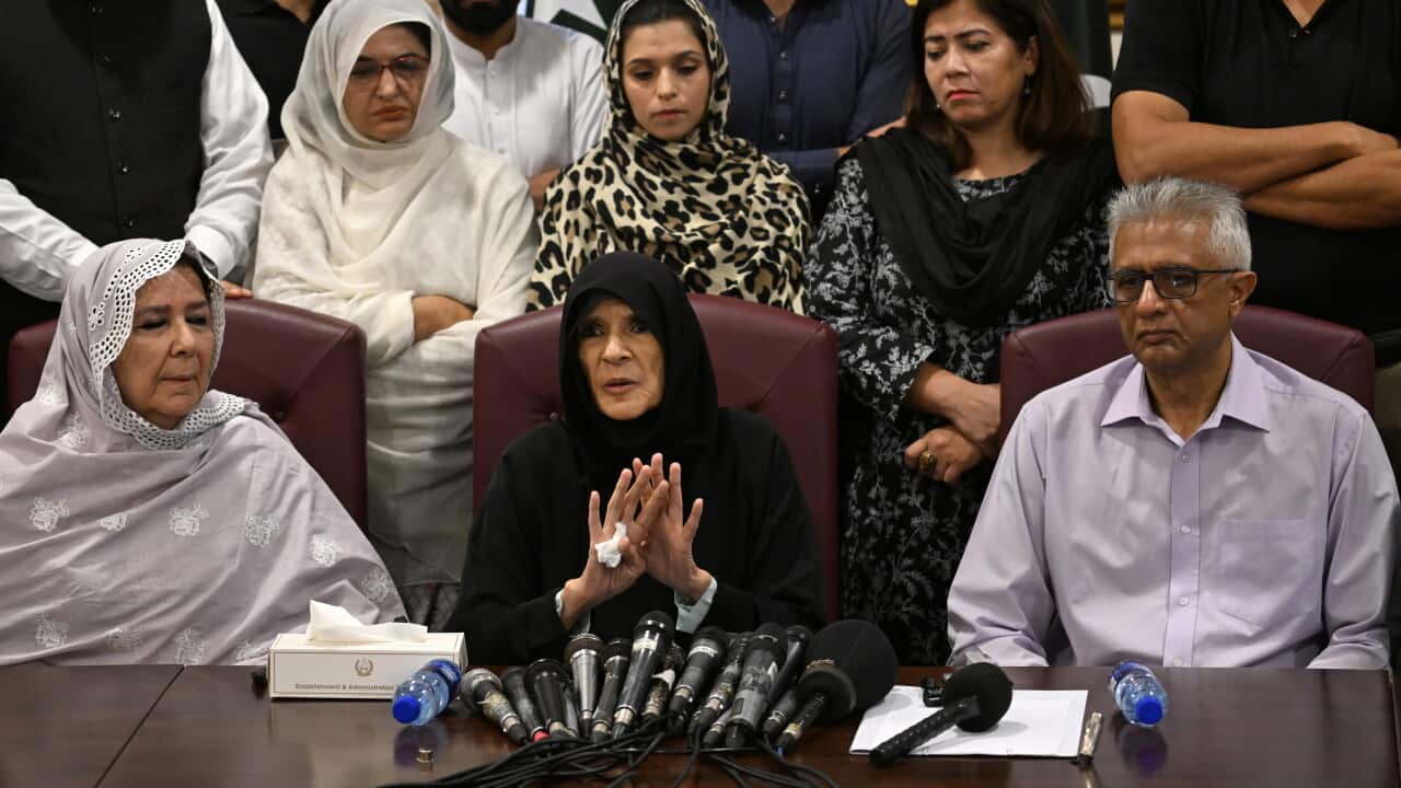 Press conference following former Prime Minister Khan's brief hospital examination