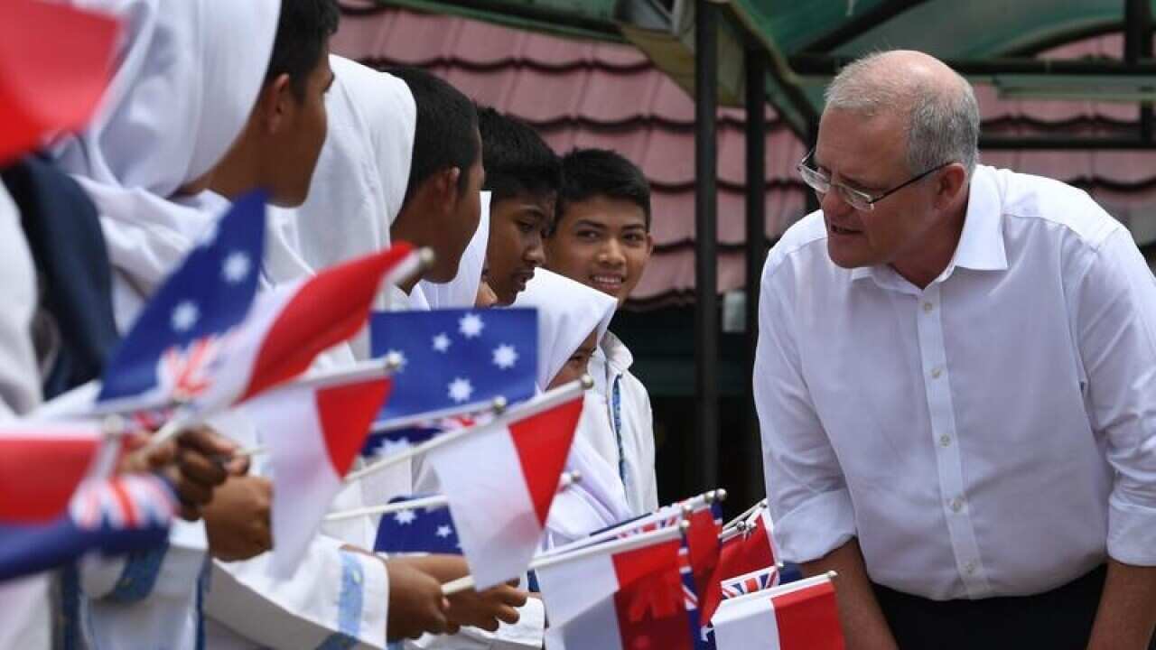 'You can achieve anything you put your mind to in Indonesia,' Mr Morrison told the students.