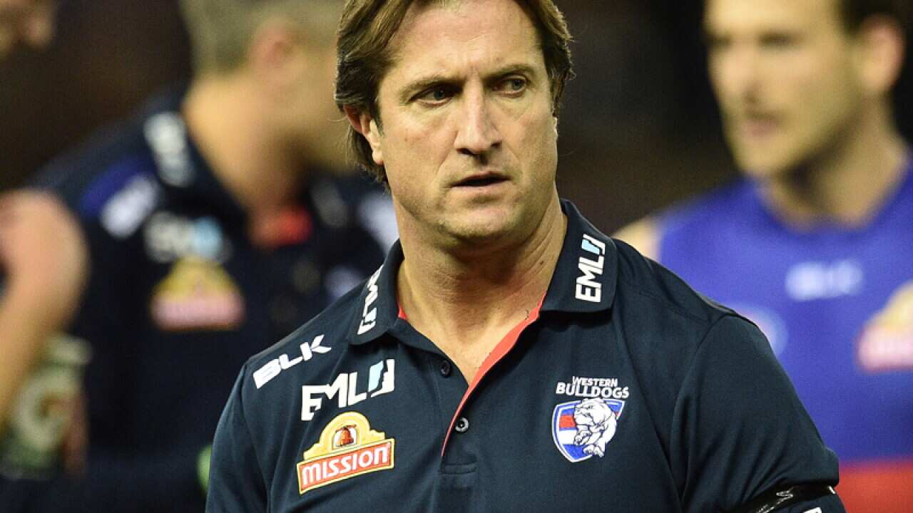 Coach of the Bulldogs Luke Beveridge