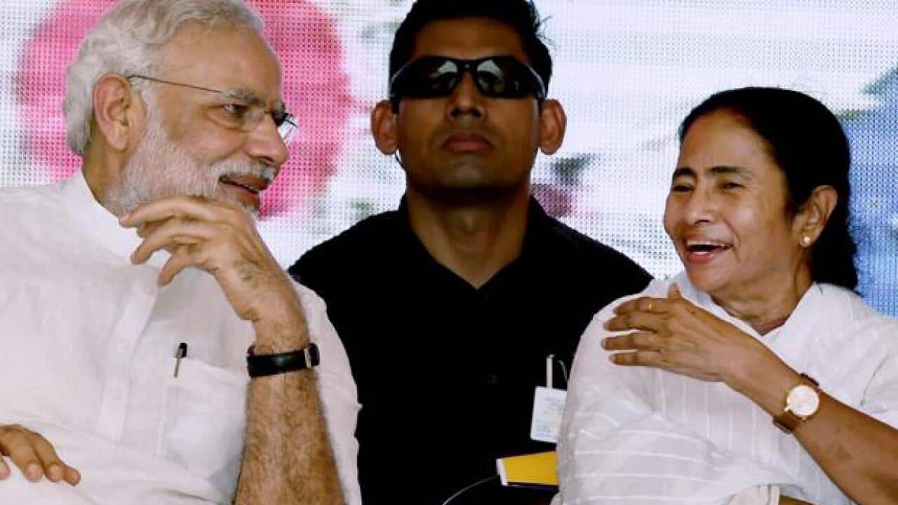 Narendra Modi and Mamota Banarjee