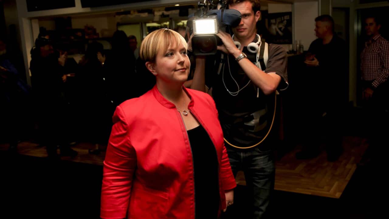Outgoing Tasmanian premier Lara Giddings