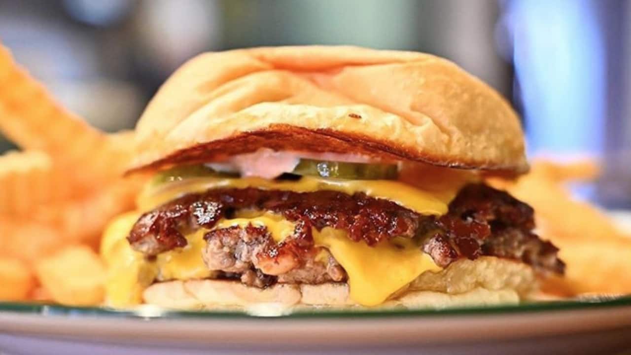 Grant Lawn's Bush burger for homeless Sydneysiders.