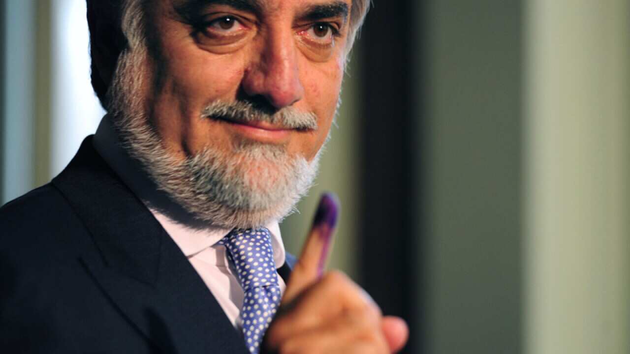 Former Afghan foreign minister Abdullah Abdullah