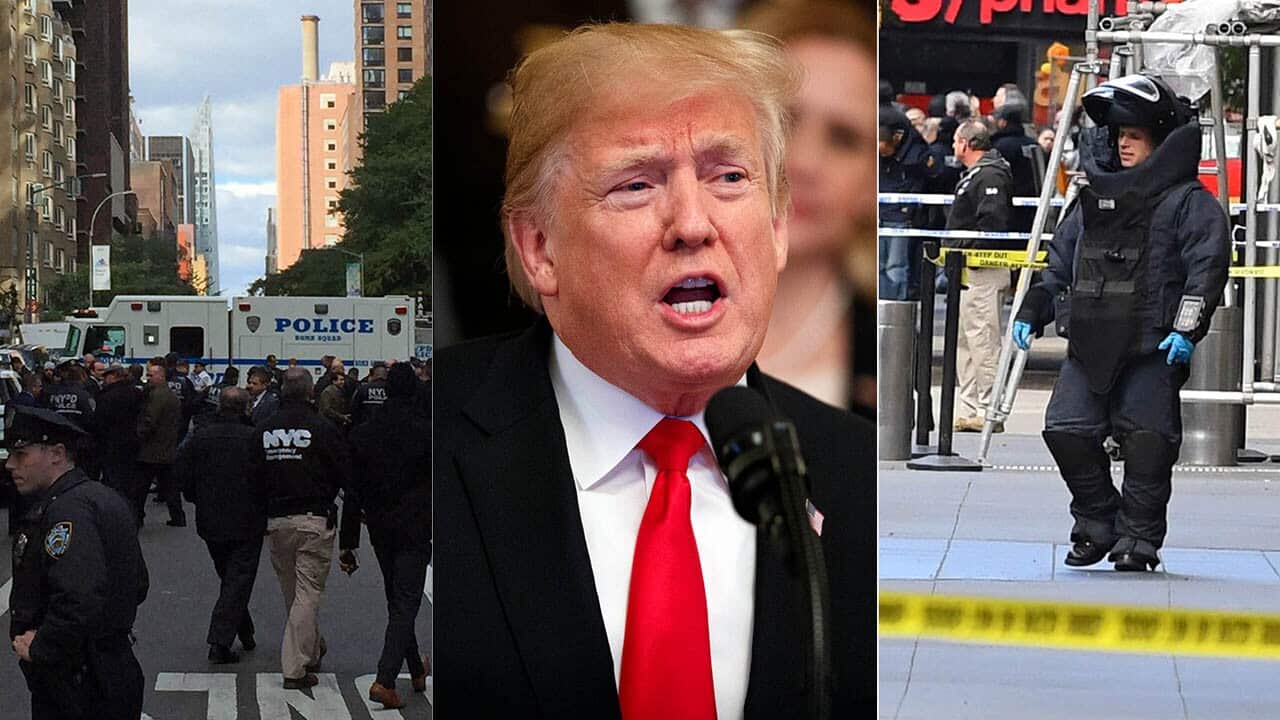 US president Donald Trump has condemned the "act of terror".