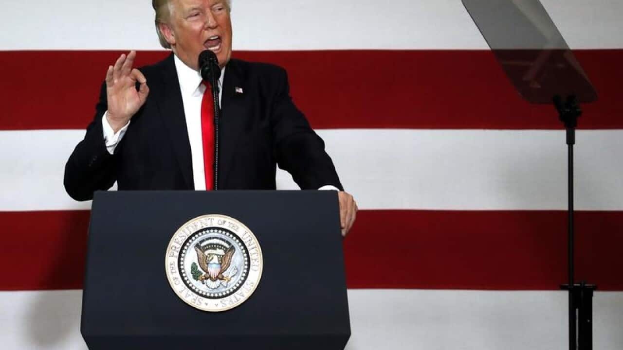 President Donald Trump delivers remarks on tax reform