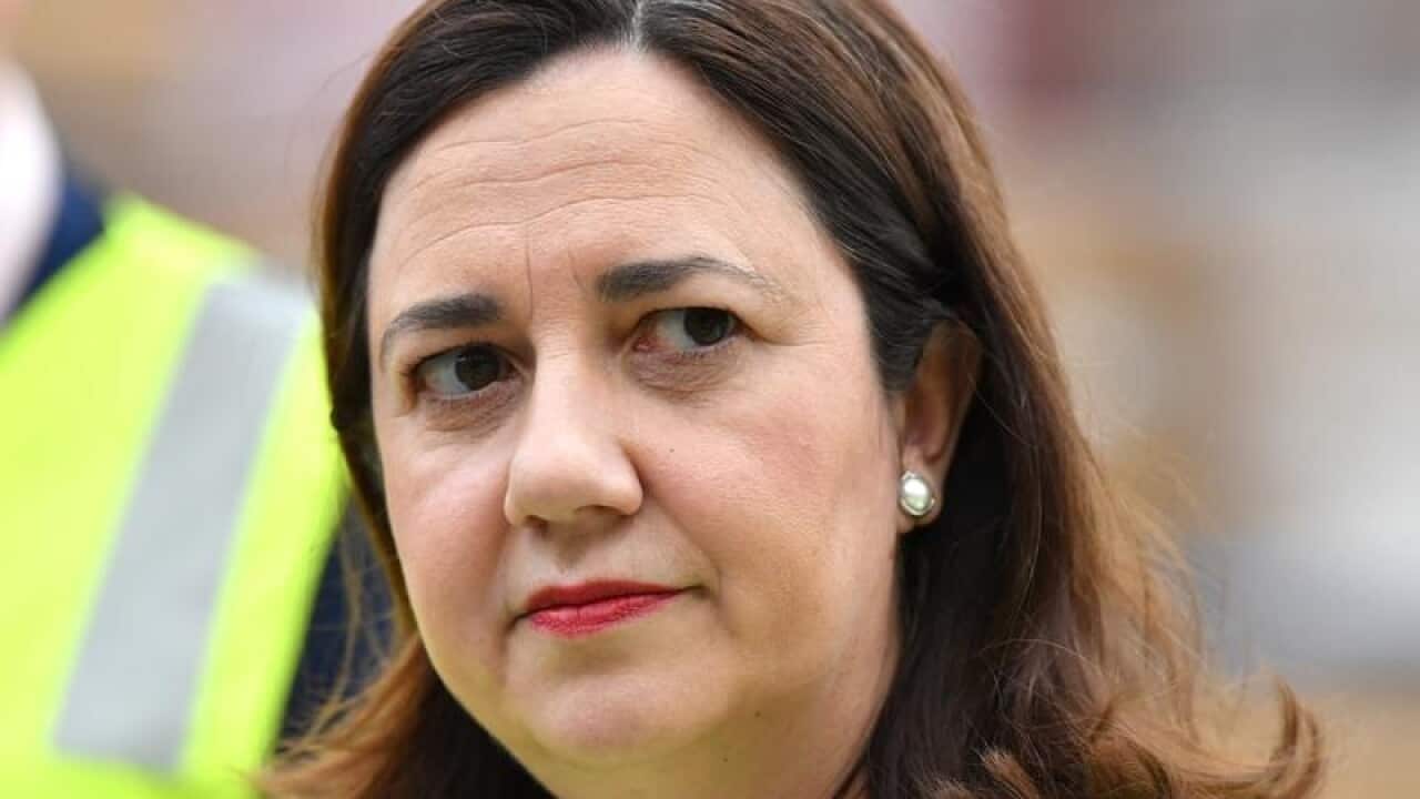 Queensland Premier Annastacia Palaszczuk during a media conference.